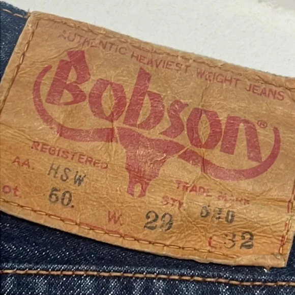 Vintage Bobson Authentic Western Jeans Cut Off's. Size 29. - Picture 7 of 13